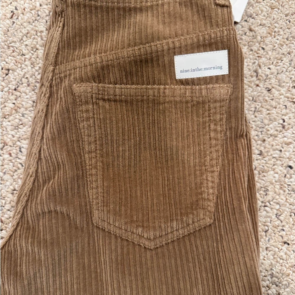 designer, brown corduroy jeans